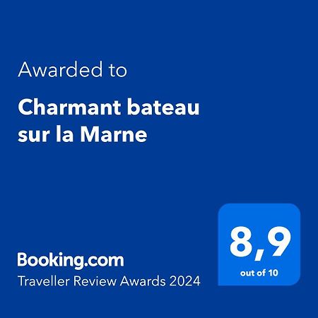 Charmant Bateau Sur La Marne Jouarre Zewnętrze zdjęcie