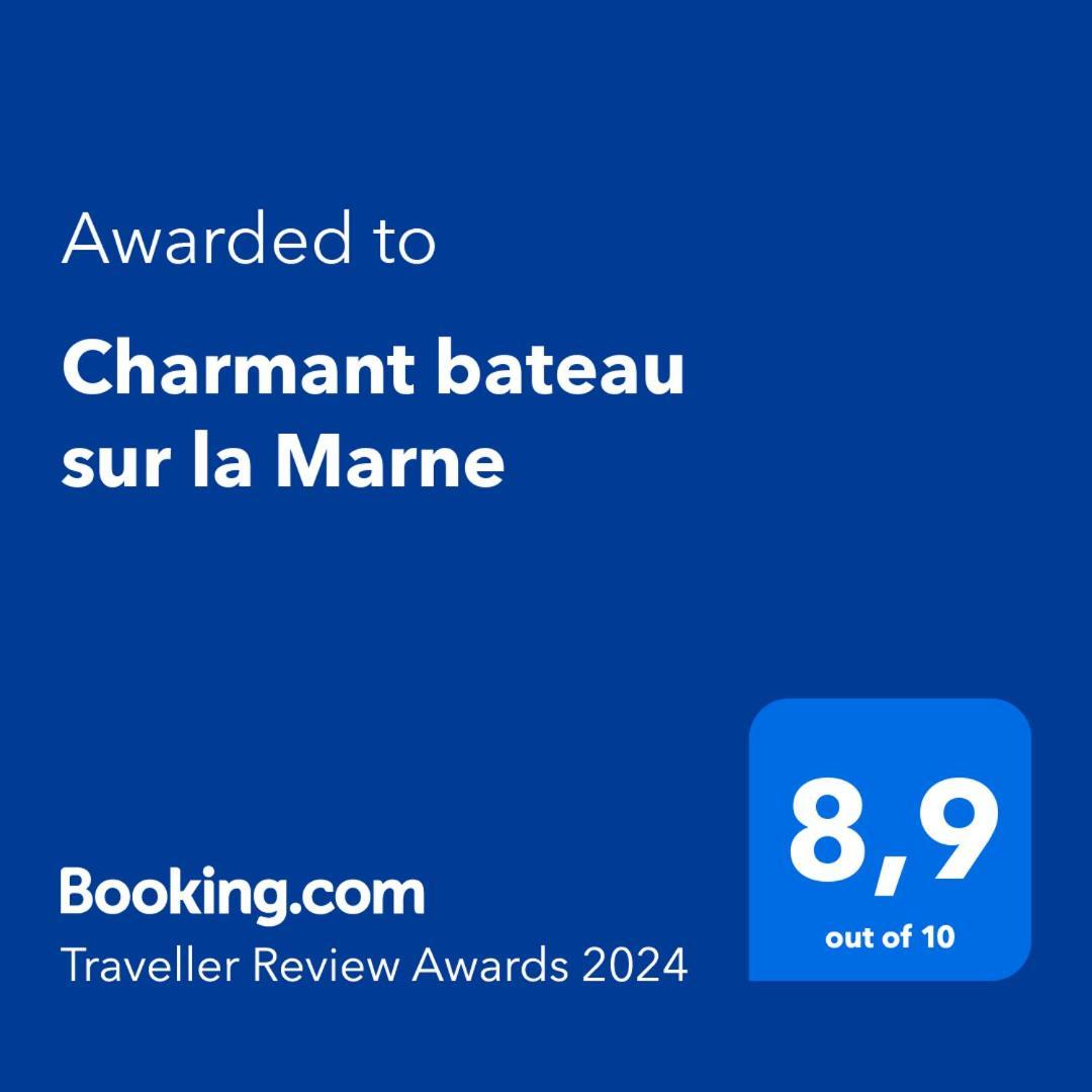 Charmant Bateau Sur La Marne Jouarre Zewnętrze zdjęcie